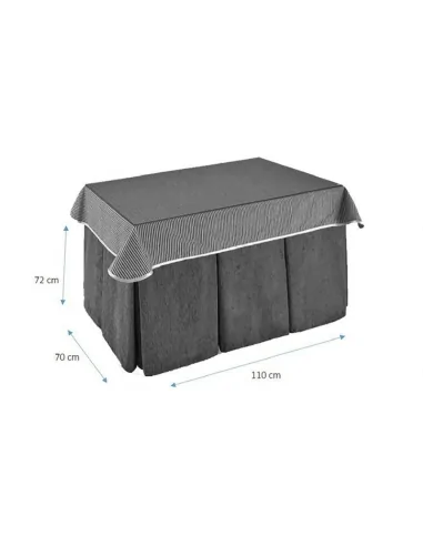 Conjunto básico 6 pliegues Granate