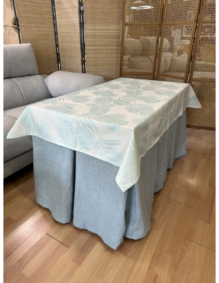 Conjunto Mesa Camilla Forja en forma de Z - Color Negro