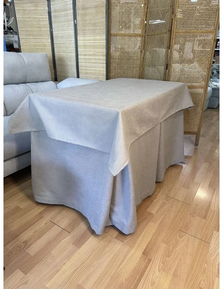 Conjunto Mesa Camilla Forja en forma de Z - Color Negro