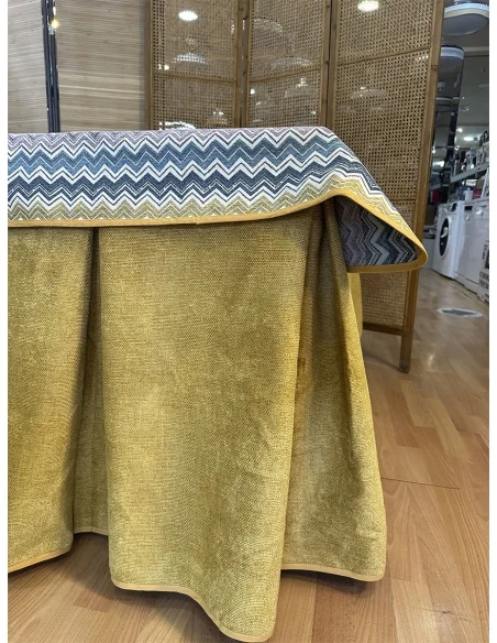 Conjunto Mesa Camilla Forja en forma de Z - Color Negro