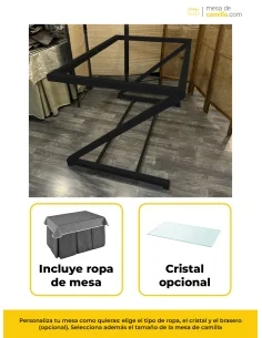 Conjunto Mesa Camilla Forja...