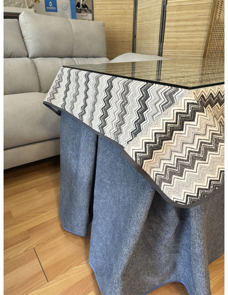 Conjunto Mesa Camilla Rectangular Forja Blanca