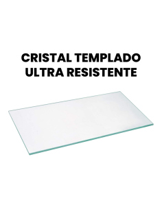 Cristal Templado Ultrarresistente Mesa Camilla Rectangular 6mm