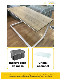 Conjunto Mesa Camilla...