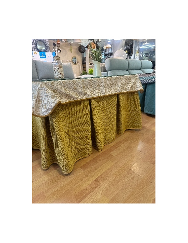 Ropa de Mesa Camilla Tejido Rústico...