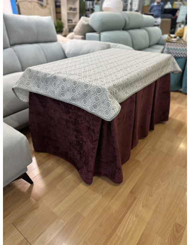 Ropa de Mesa Camilla Tejido Rústico...