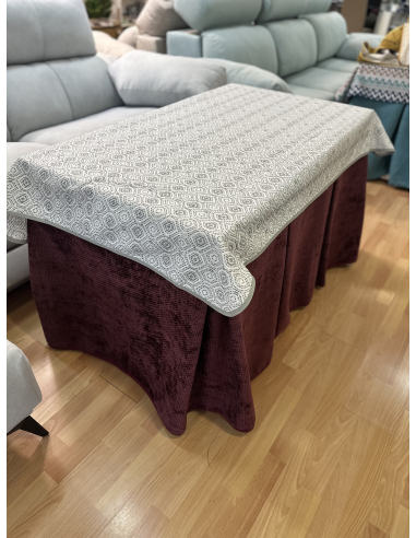 Ropa de Mesa Camilla Tejido Rústico...