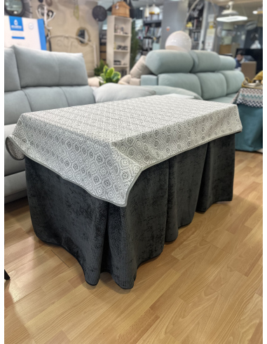 Ropa de Mesa Camilla Tejido Rústico...