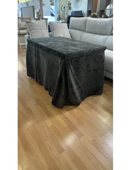 Conjunto Completo Tejido Rústico Terciopelo Elegante Extragrueso color Negro