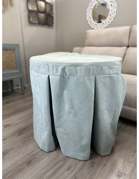 Ropa redonda de mesa camilla Antimanchas color Verde