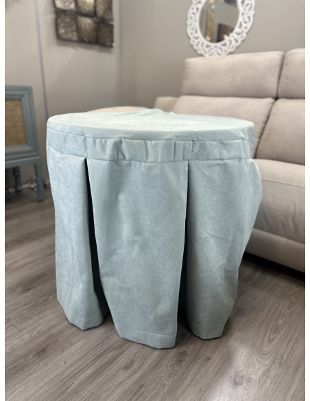 Ropa redonda de mesa camilla Antimanchas color Verde