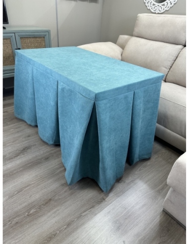 Ropa de Mesa Camilla Antimanchas Aterciopelada Triple Grueso Reforzada 10 pliegues profundos Kumar Verde