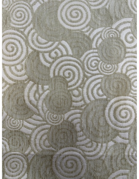 Tapete para Mesa Camilla Círculos Beige