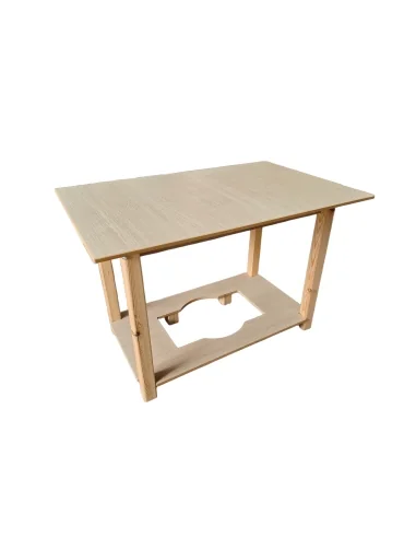 Pack Mesa, Cristal y Ropa Chenilla 8...