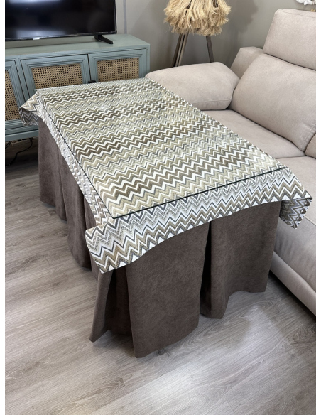 Varios Colores - Triple Grueso Antimanchas 10 Pliegues con Tapete Deluxe