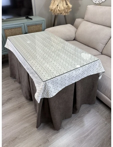 Varios Colores - Triple Grueso Antimanchas 10 Pliegues con Tapete Deluxe de Regalo