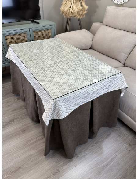 Varios Colores - Triple Grueso Antimanchas 10 Pliegues con Tapete Deluxe