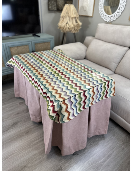 Varios Colores - Triple Grueso Antimanchas 10 Pliegues con Tapete Deluxe