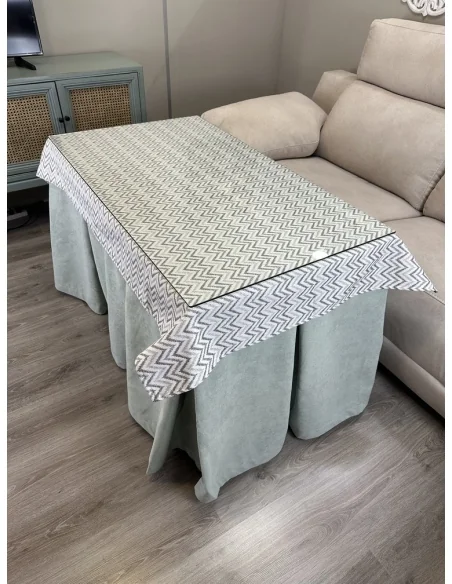 Varios Colores - Triple Grueso Antimanchas 10 Pliegues con Tapete Deluxe de Regalo