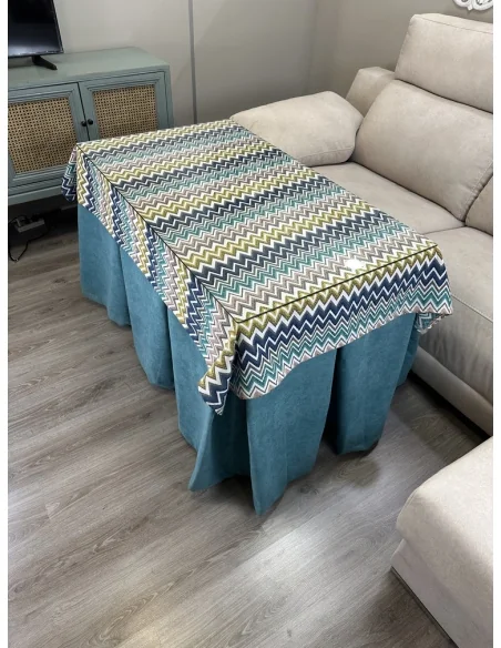 Varios Colores - Triple Grueso Antimanchas 10 Pliegues con Tapete Deluxe de Regalo