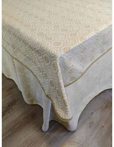 Ropa de Mesa Camilla Tejido Rústico...