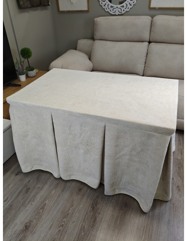 Ropa de Mesa Camilla Tejido Rústico...