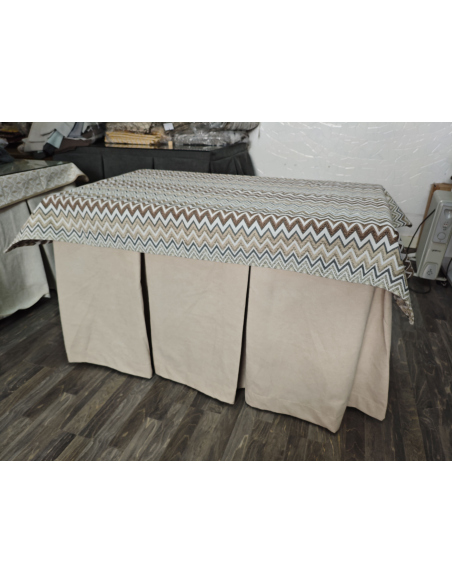 Varios Colores - Triple Grueso Antimanchas 10 Pliegues con Tapete Deluxe