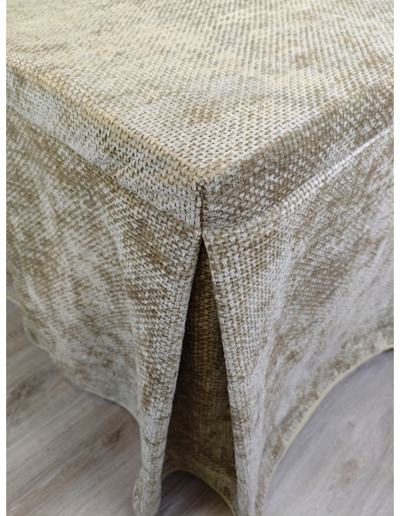 Pack Ropa de Mesa Camilla Tejido Rústico Terciopelo Elegante Extragrueso Varias Medidas