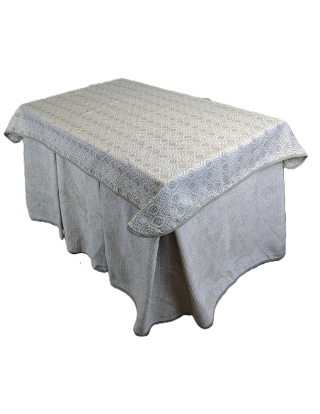 Pack Ropa de Mesa Camilla Tejido Rústico Terciopelo Elegante Extragrueso Varias Medidas