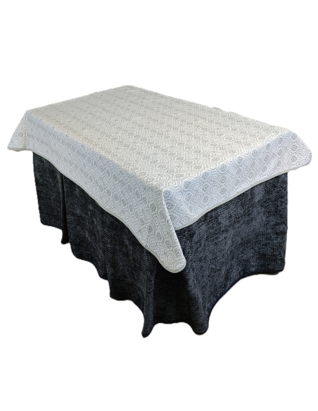 Pack Ropa de Mesa Camilla Tejido Rústico Terciopelo Elegante Extragrueso Varias Medidas