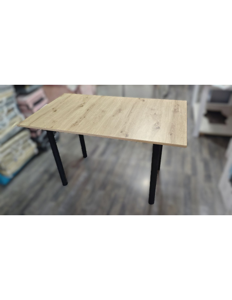 Mesa Camilla Rectangular DM patas metálicas