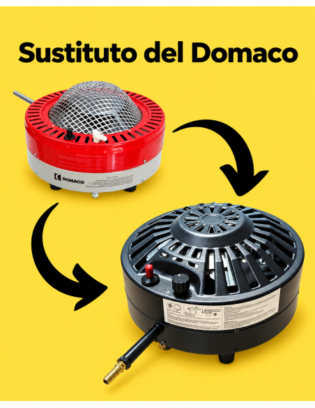 (Domaco Rojo Sustituto) Brasero de Gas Butano ComGas KF-B03