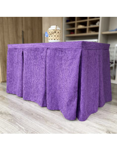 Ropa Elegante 10 Pliegues Reforzada color Morado Multimedida 2