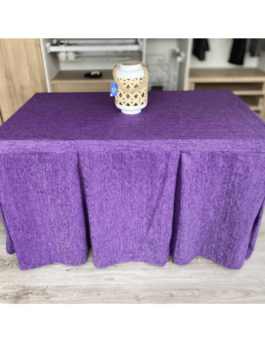 Ropa Elegante 10 Pliegues Reforzada color Morado Multimedida