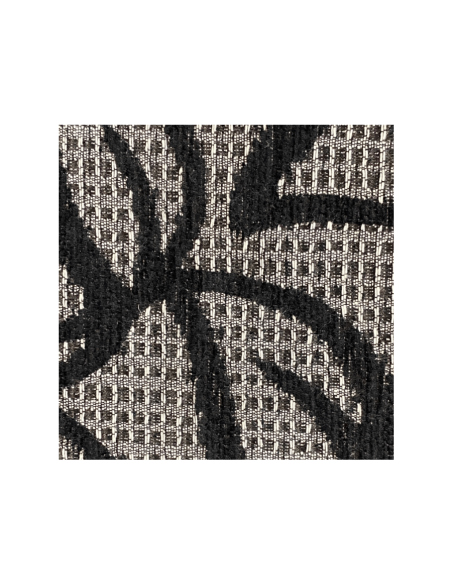 Tapete diseño doble grueso negro