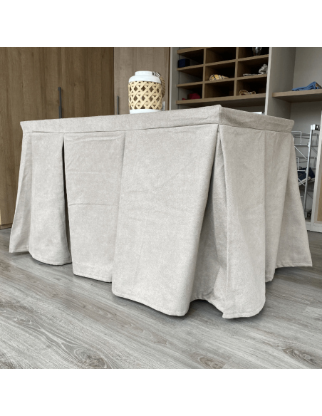 Ropa de Mesa Camilla Antimanchas Aterciopelada Triple Grueso 2 Multimedida