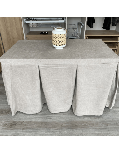 Ropa de Mesa Camilla Antimanchas Aterciopelada Triple Grueso 2 Multimedida