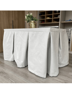 Ropa Mesa Camilla Antimanchas Aterciopelada Triple Grueso Roca Multimedida 2