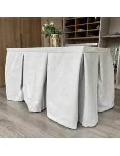 Ropa Mesa Camilla Antimanchas Aterciopelada Triple Grueso Roca Multimedida 2
