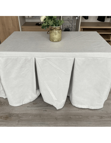 Ropa Mesa Camilla Antimanchas Aterciopelada Triple Grueso Roca Multimedida