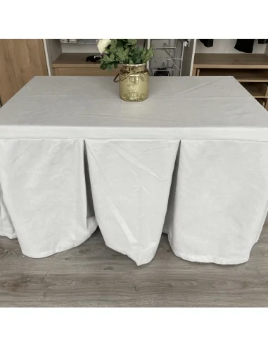 Ropa Mesa Camilla Antimanchas Aterciopelada Triple Grueso Roca Multimedida