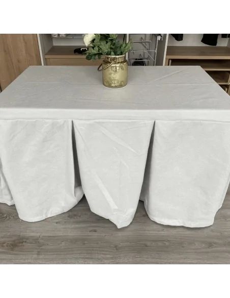 Ropa Mesa Camilla Antimanchas Aterciopelada Triple Grueso Roca Multimedida