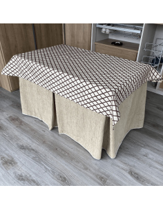 Ropa Doble Grueso Beige con...