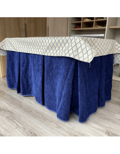 Ropa Doble Grueso Azul Marino con...