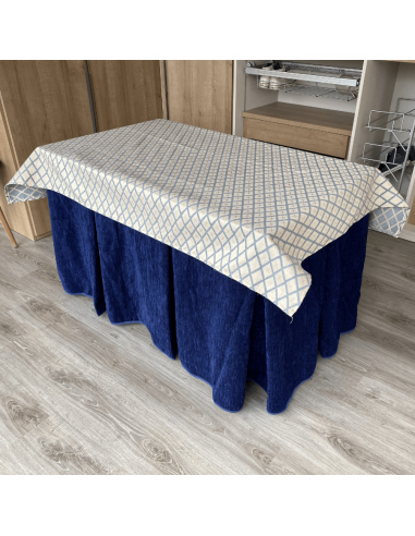 Ropa Doble Grueso Azul Marino con...