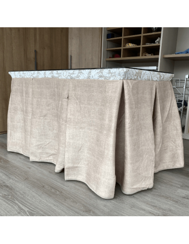 Conjunto Completo Antimanchas Aterciopelado con Tapete Cosido Beige