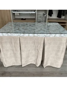 Conjunto Completo Antimanchas Aterciopelado con Tapete Cosido Beige 2