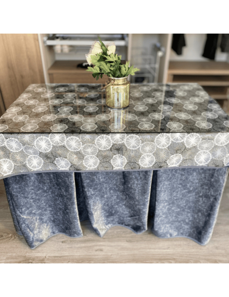 Conjunto Completo Antimanchas Aterciopelada Tapete Cosido Gris con Tapete Gris