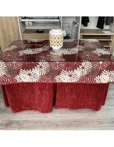 Conjunto doble grueso Granate con...