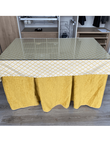 Conjunto doble grueso Mostaza con...